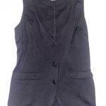 Maeve  Anthropologie black vest button down  Photo 2