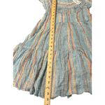 Free People One Maia Wrap Dress Women's Size Small Gauzy Striped Flowy #K13-1 Photo 7