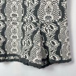 CAbi Gray Printed Knit Sweater Peplum Tank Top M #887 Photo 4