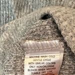 New York Laundry Gray Ribbed Tie Front Long Sleeve Pearl Detail Size‎ Small Photo 5