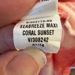 Athleta  Seabreeze Maxi Dress in Coral Subset Size Medium Photo 6