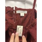 New Y2K Aeropostale Red Babydoll Ruffled Spaghetti Strap Dress Size Small Flirty Photo 2