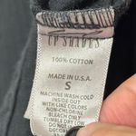 CP Shades  Cotton Gauze Button Down Shirt Size Small Black Faded Photo 8