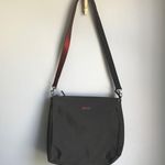 Esprit VINTAGE BLACK/MAROON REVERSIBLE  CROSSBODY SQUARE PURSE Photo 0