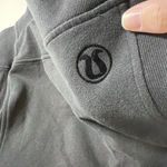 Lululemon Women's Floral Flock Pullover Black Mock Neck Sweatshirt Back Size 10 Photo 3