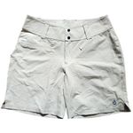 Isis Shorts Women 6 Pockets Khaki Outdoor Hike Camp Travel Zip Slash Pockets Photo 0