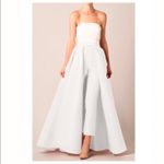 Alexia Maria Silk Faille Convertible Skirt Size 2 NWT White Photo 2