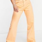 Stradivarius 90s Dad Jean In Washed Orange Photo 0