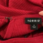 Torrid Mini Sweater Skater Dress in red size 2X Photo 10