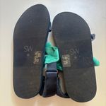 Stuart Weitzman  Bandeau Sport Sandal Teva Style Satin Bow Strap Size 7.5 Adjusts Photo 7