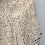 Love + Joy Womens Full Circle Sheer Flutter Sleeve Top, XL - New! Photo 3