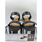 dv By Dolce Vita Women's Sharona Dual Strap Heeled Sandal Black 9 New Photo 1