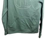 Champion Womens Sz M Sweatshirt Jersey Hoodie Athletics Logo Sleeve Spellout Photo 4