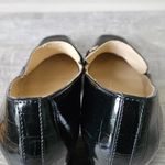 Liz Claiborne  Melba Block Heel Chunky Pumps Black Croc Embossed Gold Womens Sz 8 Photo 15