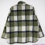 Madewell NEW (Re)sourced Sherpa Popover Tunic Jacket in Plaid, L,NB532 Photo 6