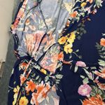 Flora Navy Blue Floral Cover Up Cardigan Women’s Size XL Photo 10