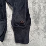 CALIA Sweatshirt XL Caviar Black Velour Crewneck Bodybreeze Cozy Lounge Luxe Photo 4