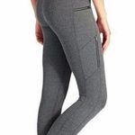 Athleta Herringbone Sly Drifter Leggings Black XS Cropped Zipper Pockets Photo 0