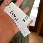 Bar III Satin Jogger Jumpsuit Dusty Olive Size XS Photo 6