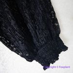 Free People New! One Party Carina Meadow Black Lace Mini Dress Bandeau , size M Photo 8