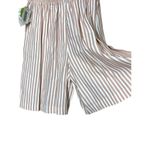 Vintage Sitting Pretty Of California 80s Stripped High Waisted Shorts Small NWT White Photo 3