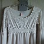 Flying Tomato  Cream Lace Flowy Mini Dress Photo 1