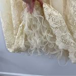 Chi Chi London NWT Gilded Grace Lace Dress Size 4 in Champagne Photo 5