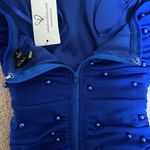 Windsor  Blue Beaded Homecoming Dress Photo 3