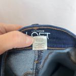 Ann Taylor Loft High Rise Skinny Ankle Dark Wash Denim Jean Size 12 Basic Casual Photo 6