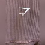 Gymshark  XS Brown Spandex Shorts Photo 2