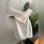 Likely  Katy White Feather‎ Mini Dress 8 Photo 2