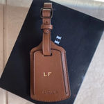 Coach  Leather Luggage “LF”‎ Initials w/Box (NEW) Photo 6