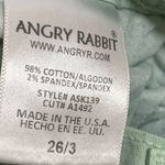 Angry Rabbit  Skinny Green Denim Jean Photo 2