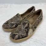 Clarks Azella Theoni Snakeskin Slip-On Espadrille Shoes Size 9 Photo 3