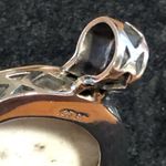 Chinese Porcelain set in silver Pendant Photo 5