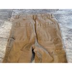American Eagle Cargo Pants High Rise Straight Leg size 2 2R Womens Grunge Beige Photo 4