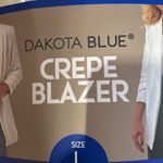 Dakota Blue ladies crepe blazer nwt White Size XL Photo 6