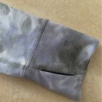 Athleta size XL full zip jacket stripe tye dye purple mock neck cute run gym Photo 10