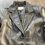 Worthington Vintage Women's Genuine Lambskin Leather Buttoned Jacket Size XL Photo 9