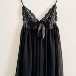 Victoria's Secret Victoria Secret Dress M Baby Doll Sheer Lace Ribbon Lingerie Black Sexy Intimate Photo 0