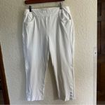 Soft Surroundings SoftEssential™ SUPERLA Slim Leg Crop Pants White Size Medium Photo 14