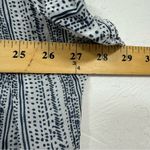 Cloth & Stone Blue Rayon Short Sleeve Boxy Fit Blouse Womens L Beachy Casual Top Photo 8