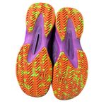 Wilson Kaos 2.0 Women’s Tennis Shoes Purple/Orange/Lime Size 7.5 Purple Photo 4