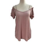 Aeropostale  Women Size Medium Cold Shoulder Blouse Shirt NWT (19-231) Photo 1