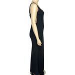 BHLDN  Blake Square Neck Stretch Crepe Gown, Black, XL Photo 10