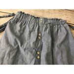 Denim Jean Skirt Tie Bow Mini Short Wrap Lined Small USA Short Juniors Festival Blue Photo 7