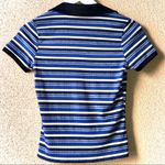 Me to We PacSun  Striped Ribbed VNeck Collar Shirt — Blue Gray — Small — Like New Photo 2