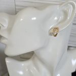 Small Rose Gold Filled D Ring Horse Bit Hoop Earrings Pink Photo 6