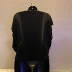 julie's closet 🆕 Julie’s Closet Black Blouse with Accent Necklace Photo 7