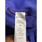 Athleta  Blue High Neck Sports Bra Crop Top Size XL Photo 4